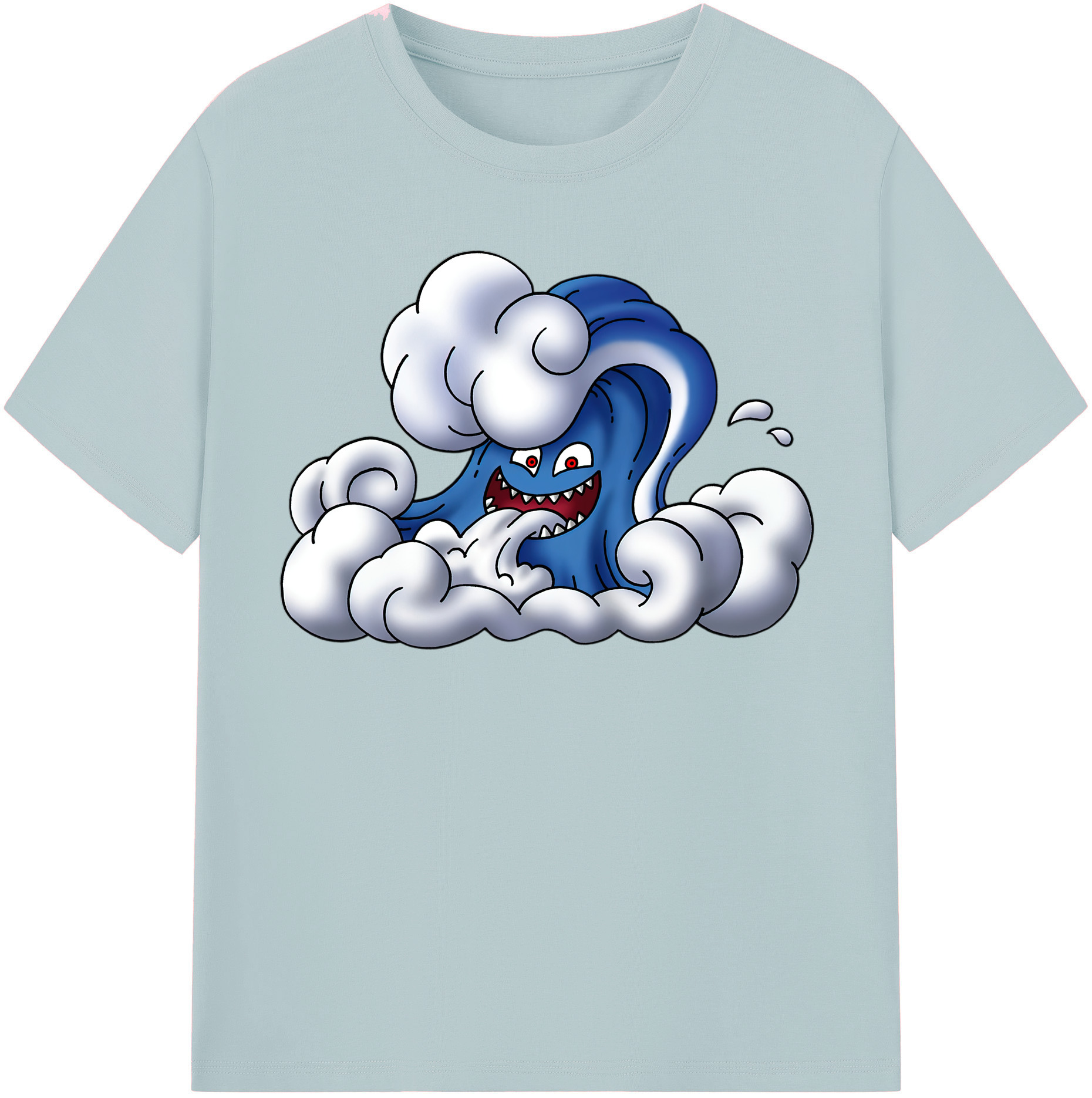 （画像用） ドラゴンクエスト Doragon Kuesuto Dragon Quest 綿100％半袖Tシャツ（フロントプリント）
